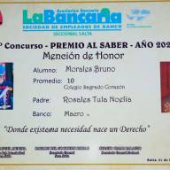 La Bancaria Salta, este sábado realiza la 10 edición de la entrega de los Premios al Saber 
